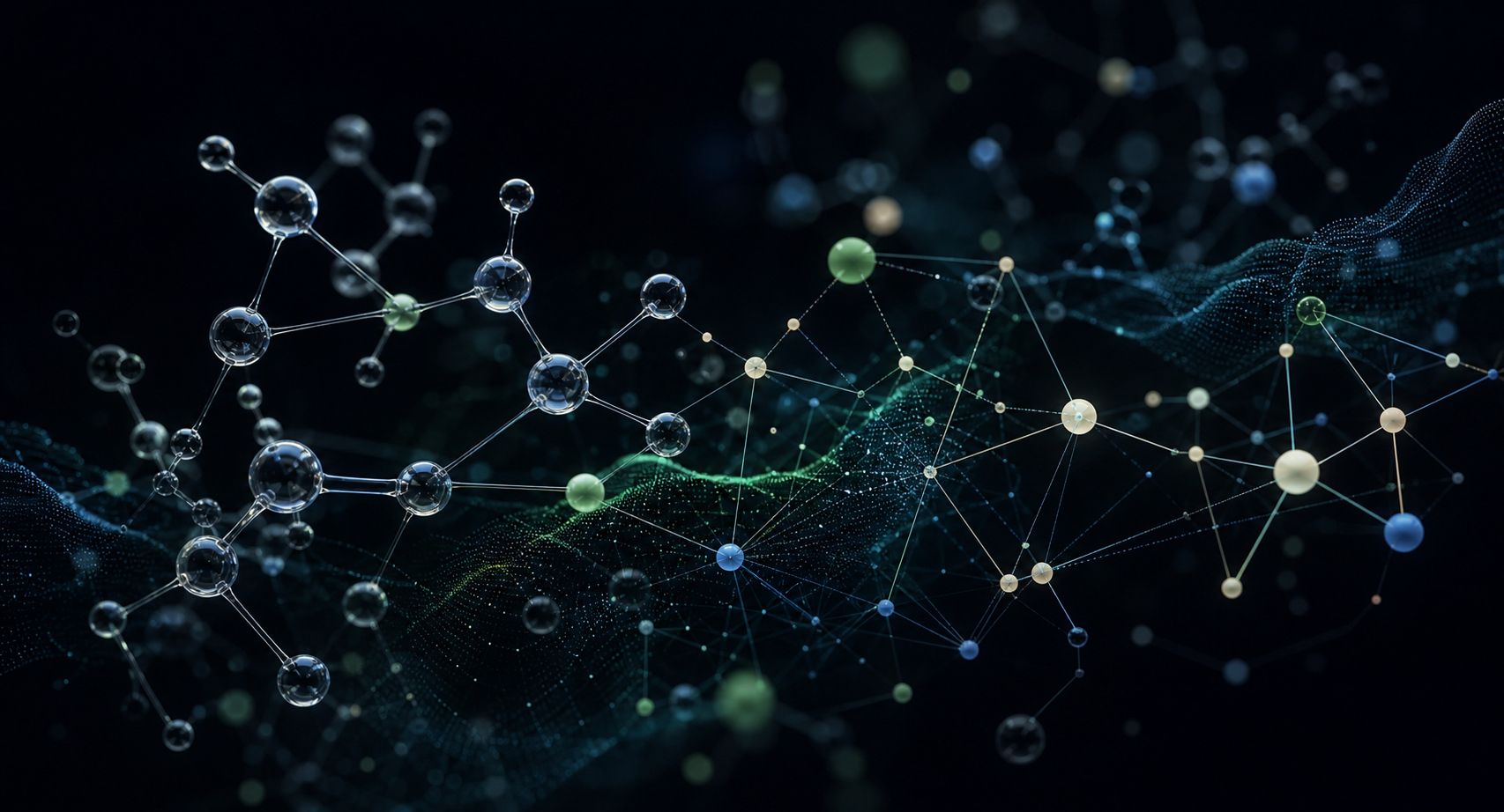 Abstract evidence network visual